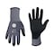 Ge Coated Gloves, Micro Foam Nitrile, Gray/Black, XL 24 PK GG217XL - alternate 1